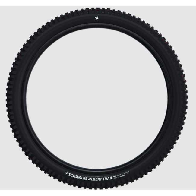 Schwalbe Tire Albert Addix 27''x2.5, Gravity ProAddix Soft