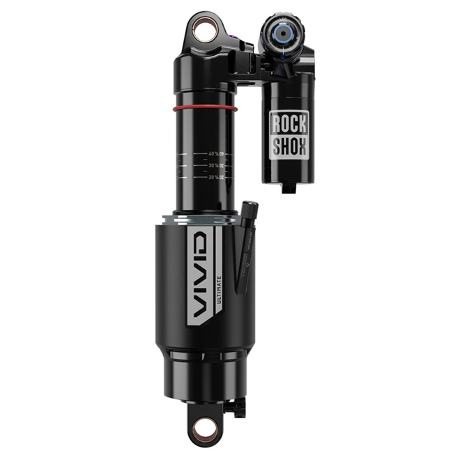 RockShox Shock Vivid Ultimate C1 230x65 Shaft Eyelet: Bearing Body Eyelet: Standard R25, C37 X4 2 Tokens