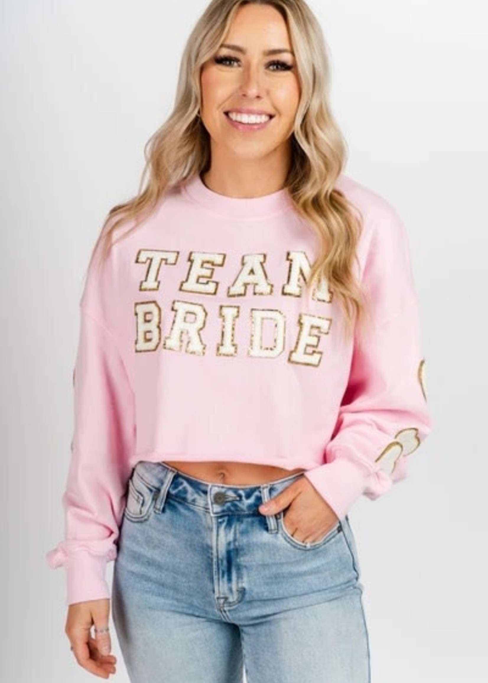 BaeVely Team Bride short sweatshirt