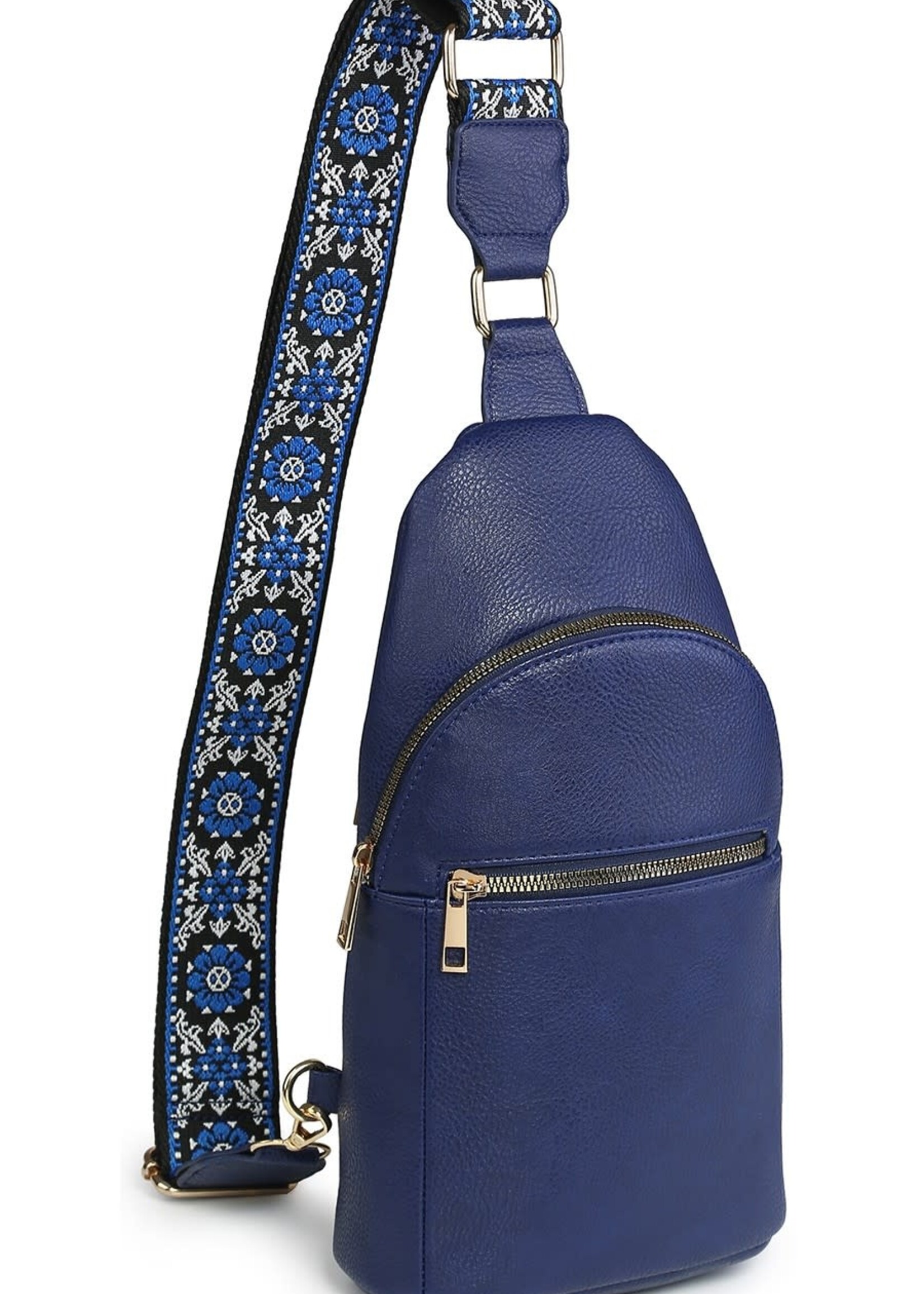 fashion world Sling back pack with guitar strap- 3 color ways