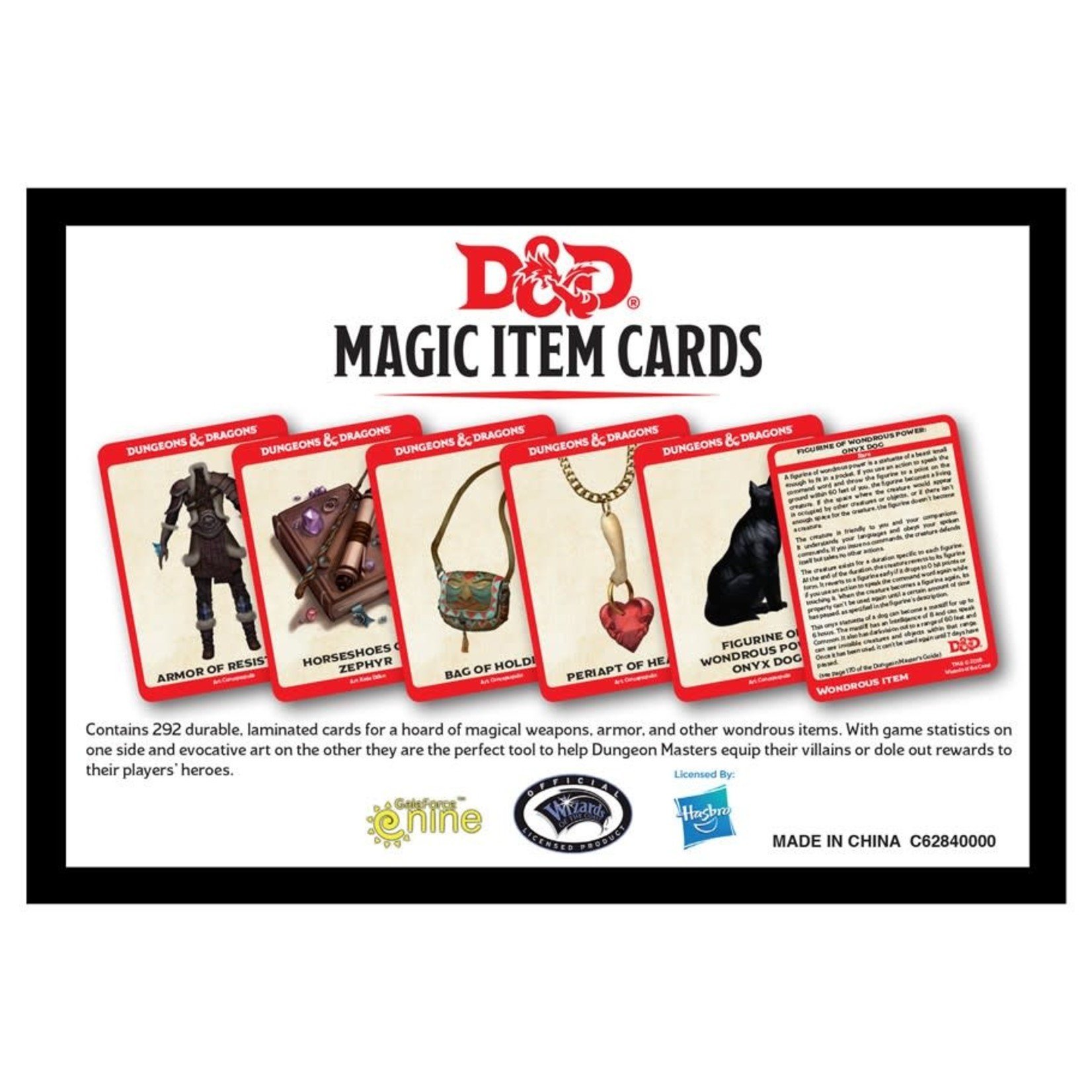 Gale Force 9 D&D: Magic Item Cards