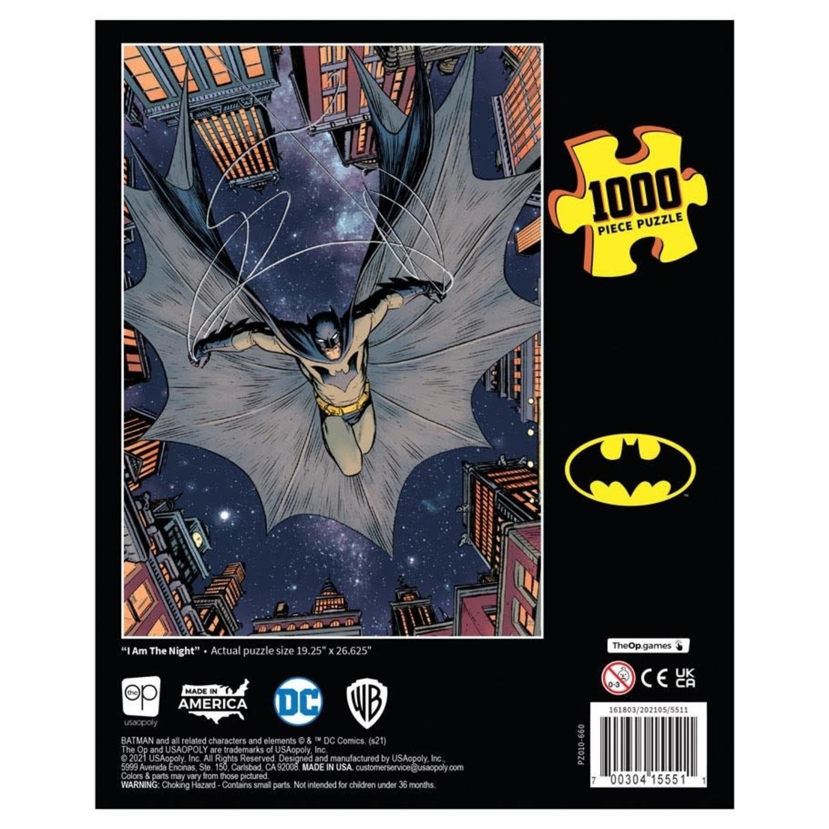 The OP-USAopoly Batman: "I Am The Night" 1000 piece puzzle