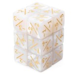 Foam Brain -1/-1 Pearl White Counters for Magic - set of 8