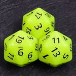 Foam Brain 55mm Titan D20: Glow in the Dark Yellow