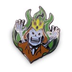 Norse Foundry Hard Enamel Adventure Dice Pin - Lich with Green Flame