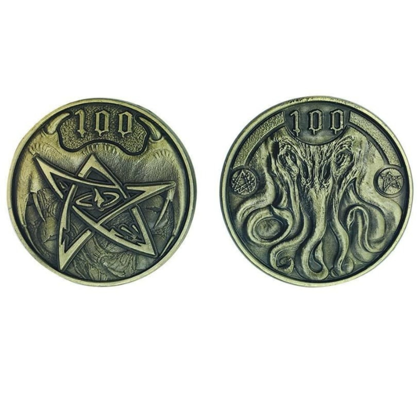 Norse Foundry Adventure Coins: Cthulhu Metal Coins Set of 10