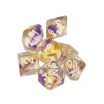 Sirius Dice 7-Die Set: Violet Swirl