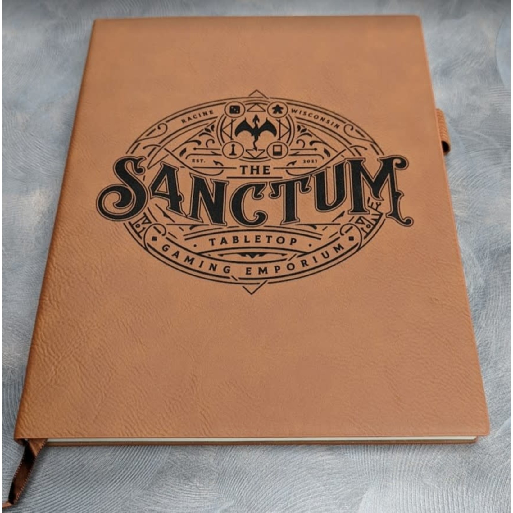 NTSD Gaming Vegan Leather Journal: The Sanctum Custom Logo