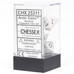 Chessex Speckled Polyhedral 7-Die Set: Arctic Camo