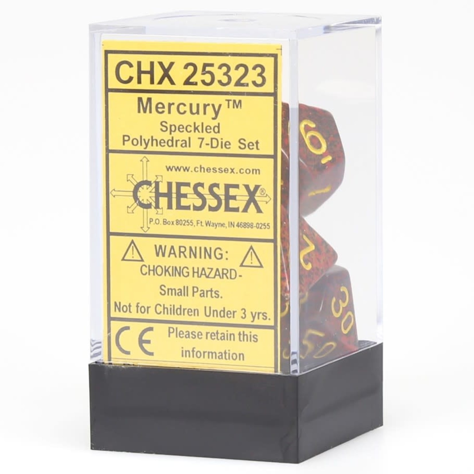 Chessex Speckled Polyhedral 7-Die Set: Mercury