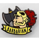 Foam Brain Banner Class Pins: Barbarian