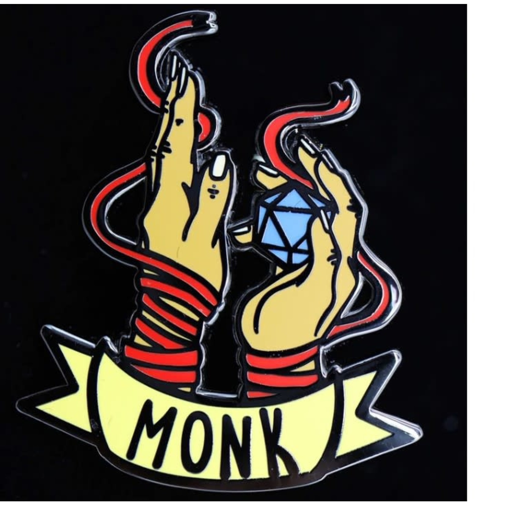Foam Brain Banner Class Pins: Monk