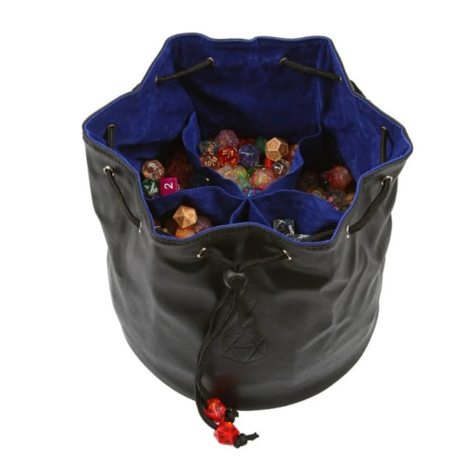 Forged Gaming Pouch of the Endless Hoard Dice Bag: Black with Blue