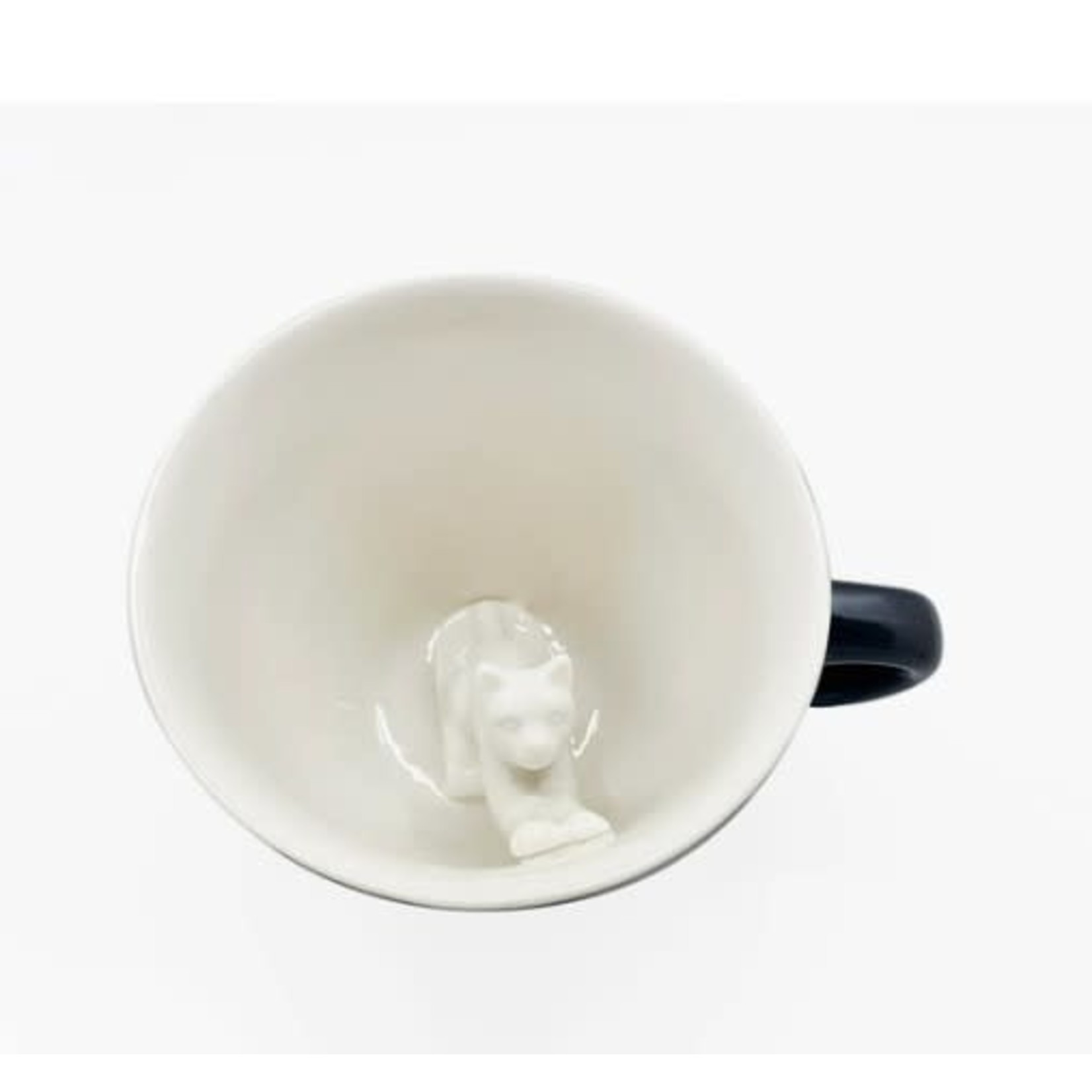 Creature Cups Stretching Cat 11 oz. Creature Cup (Dark Grey)