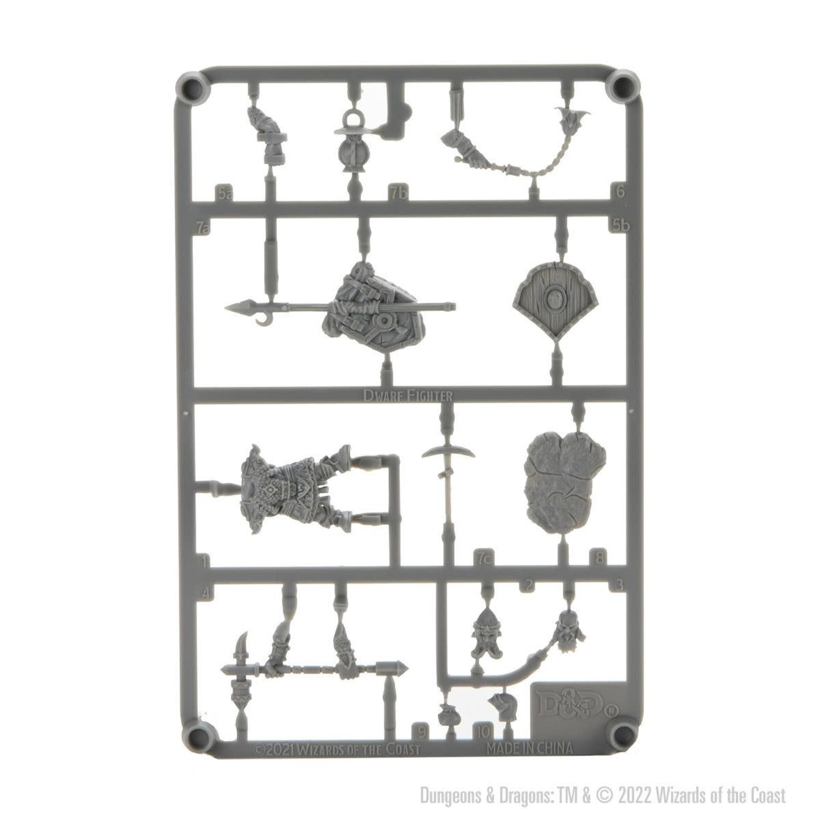 WizKids D&D: Frameworks: Dwarf Fighter