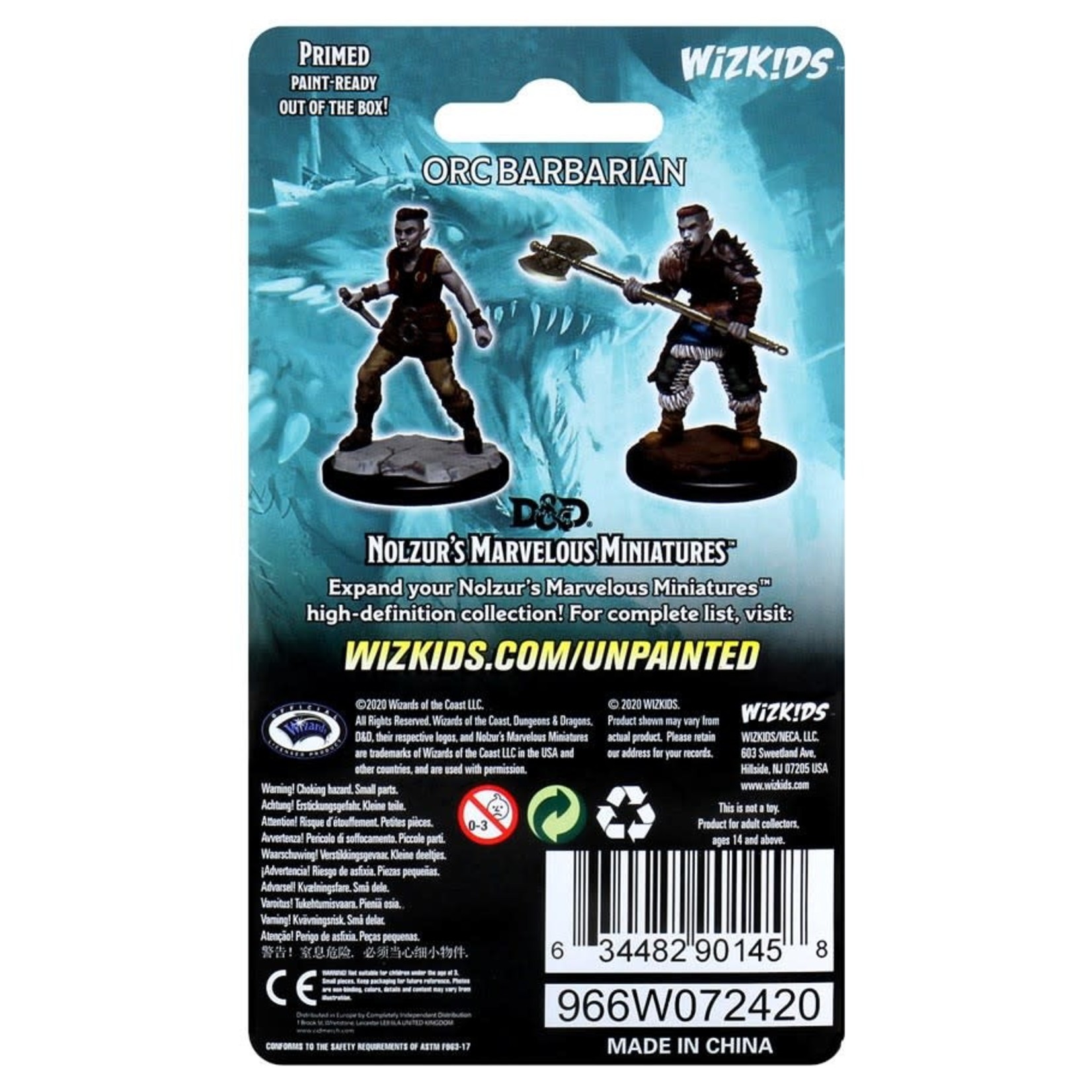 WizKids D&D: Nolzur's Marvelous Miniatures: Orc Barbarian