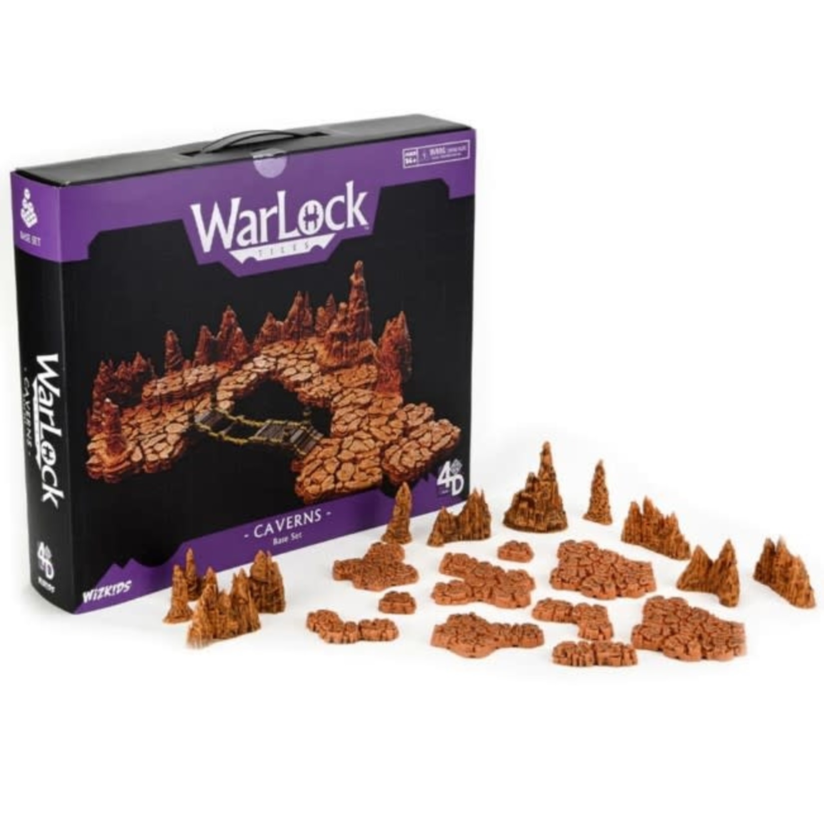 WizKids Warlock Tiles: Caverns Base Set