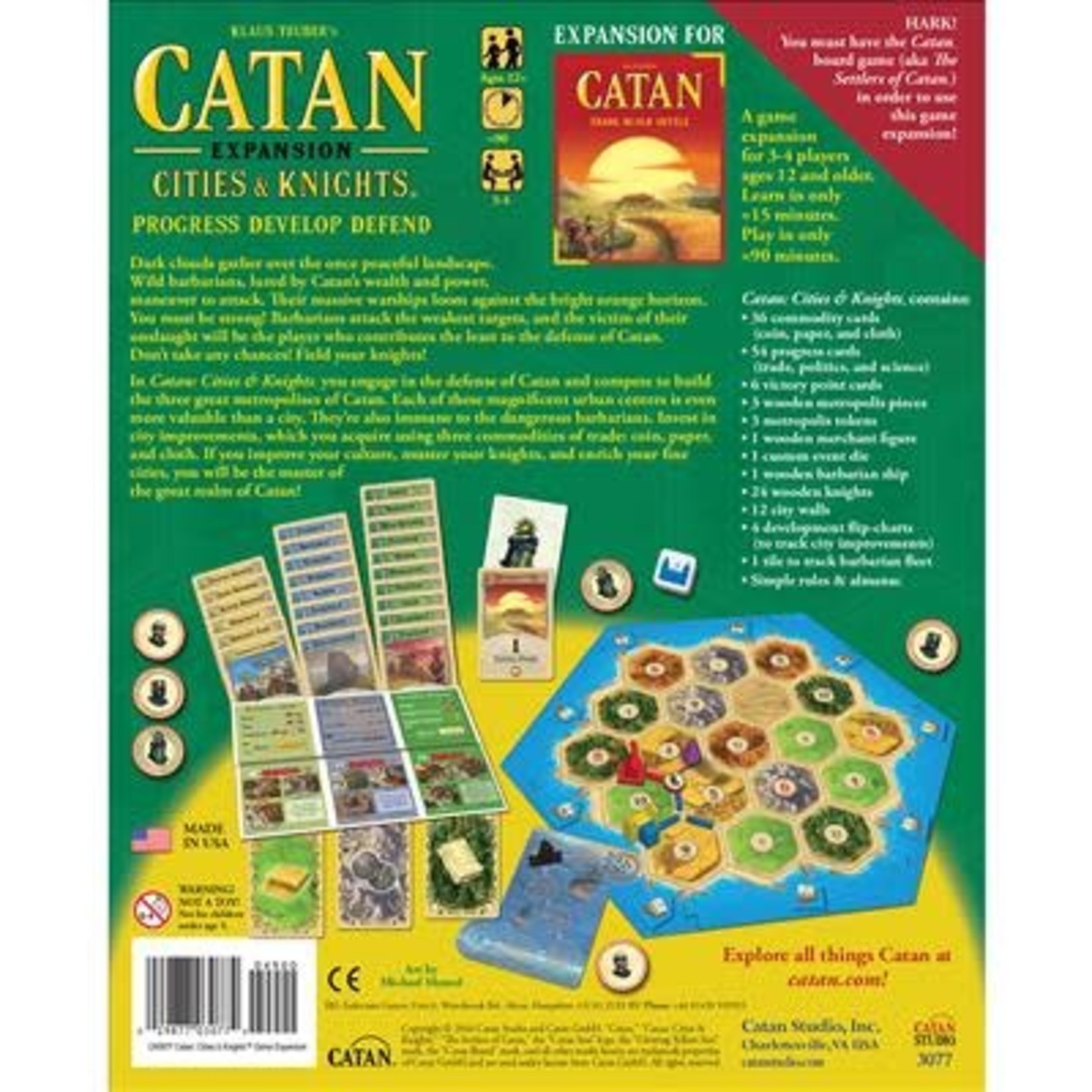 Catan Studio Catan Expansion: Cities & Knights