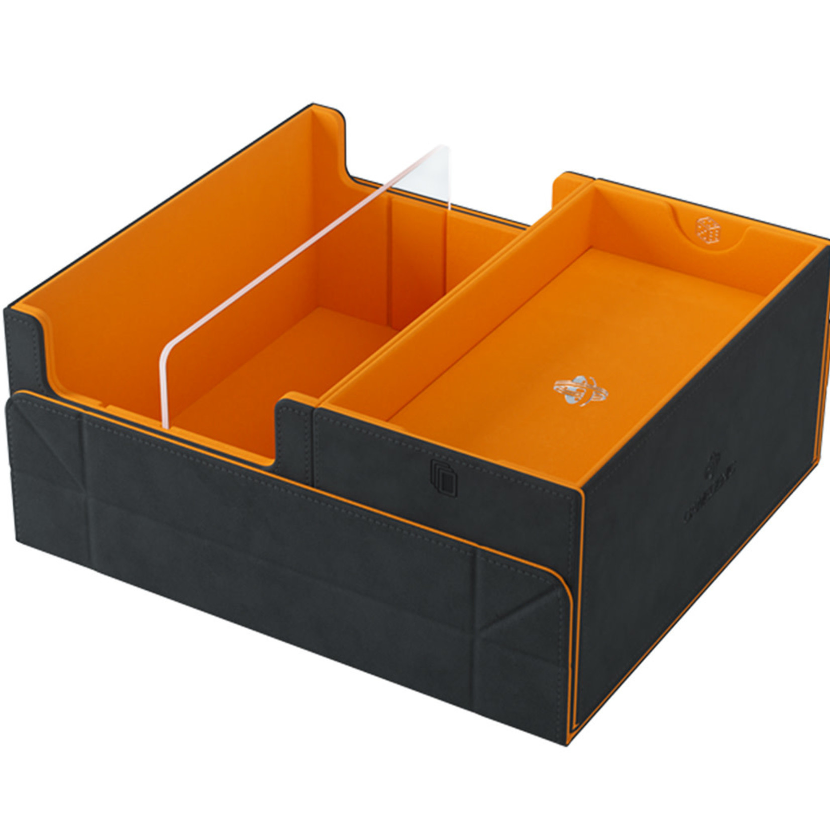 Gamegenic Game's Lair 600+ Convertible Deck Box, Black with Orange
