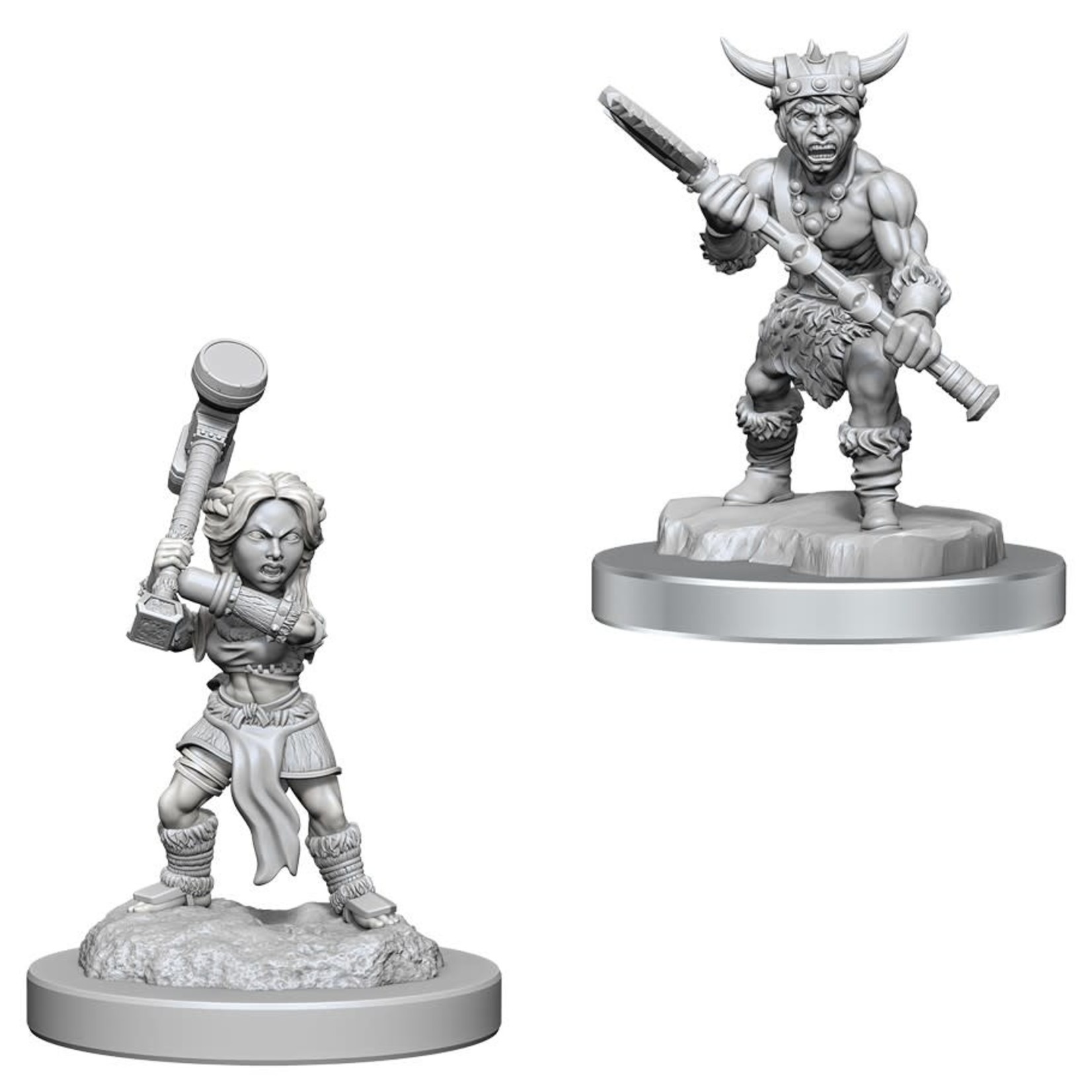 WizKids D&D: Nolzur's Marvelous Miniatures: Halfling Barbarians