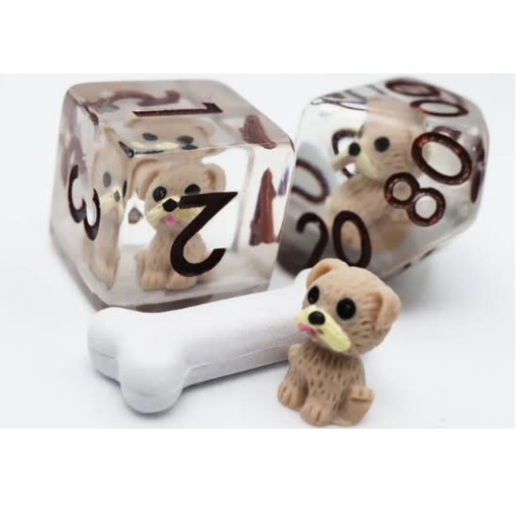 Foam Brain Hazel the Good Doggo RPG Dice Set