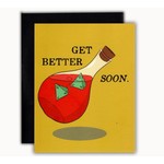 Storymakers Trading Co Blank Greeting Card: Healing Potion Get Well Soon