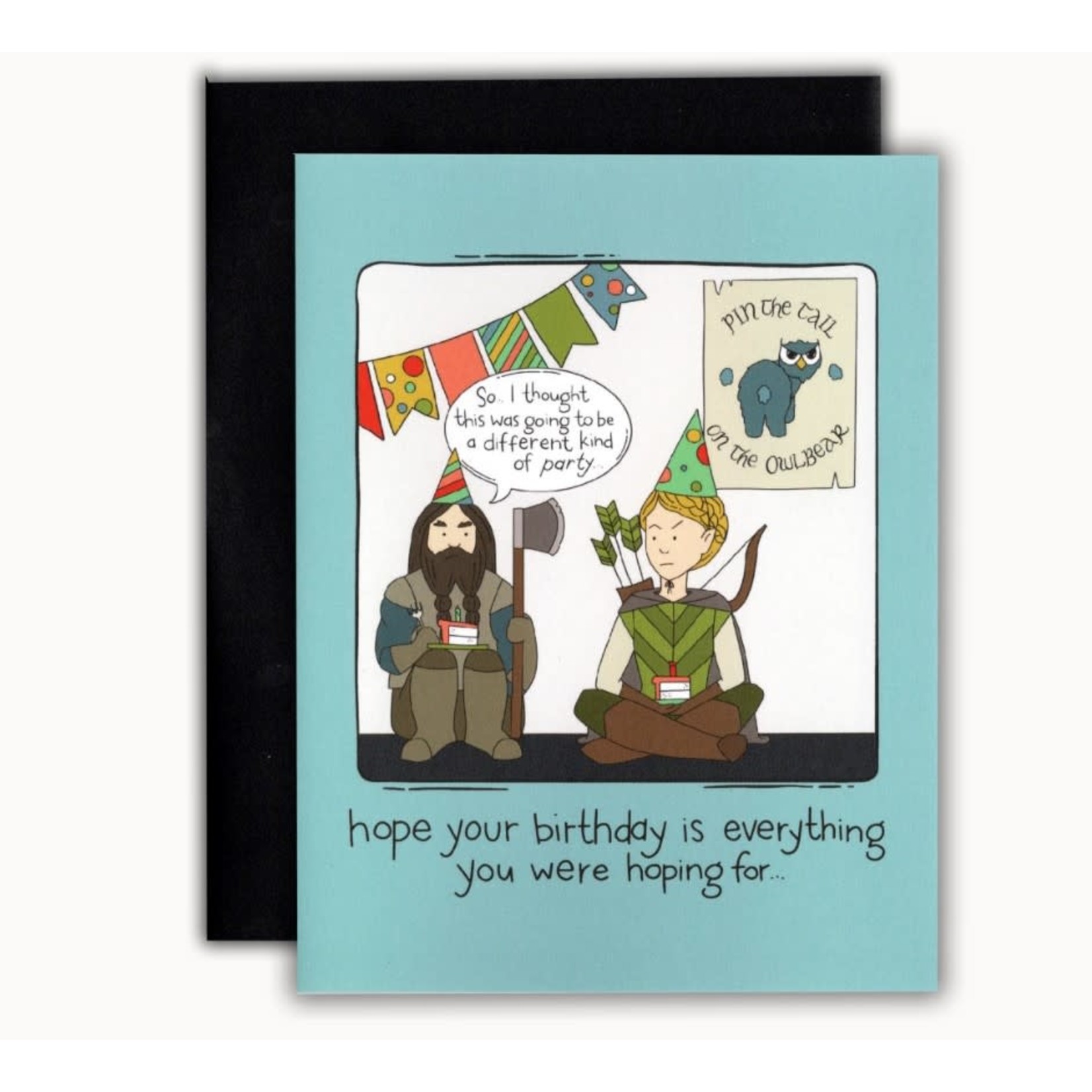 Storymakers Trading Co Blank Greeting Card: A Different Kind of Party
