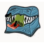 Storymakers Trading Co Enamel Pin: Beware the Mimic! (Dumb Ways to Die)