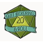 Storymakers Trading Co Enamel Pin: Quit Bickering and Roll