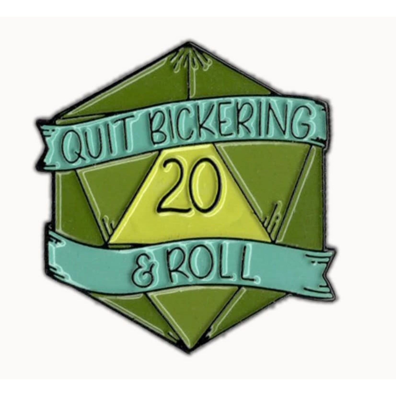Storymakers Trading Co Enamel Pin: Quit Bickering and Roll