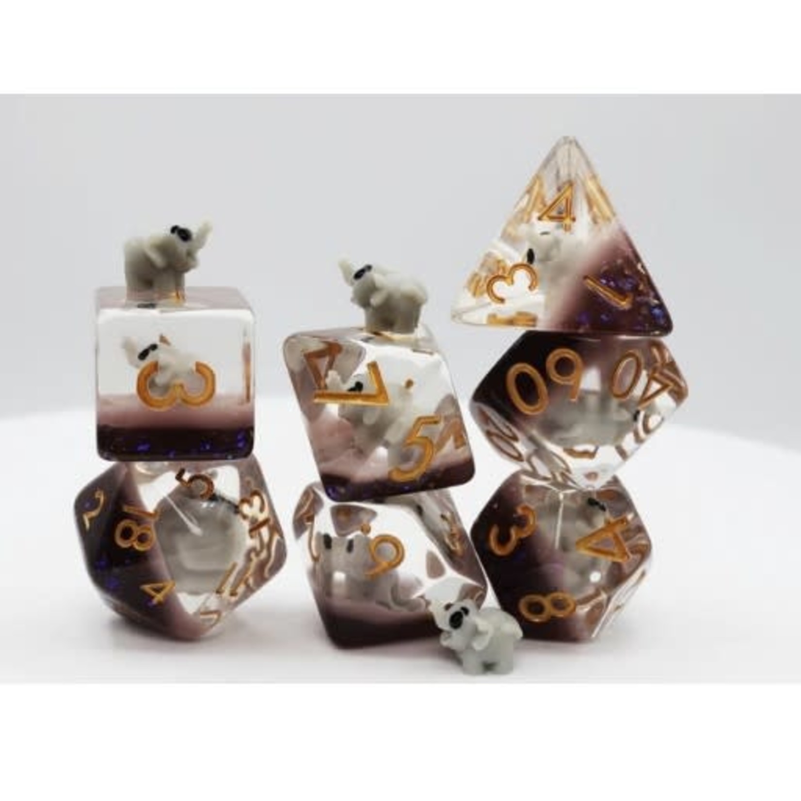 Foam Brain Elephant RPG Dice Set