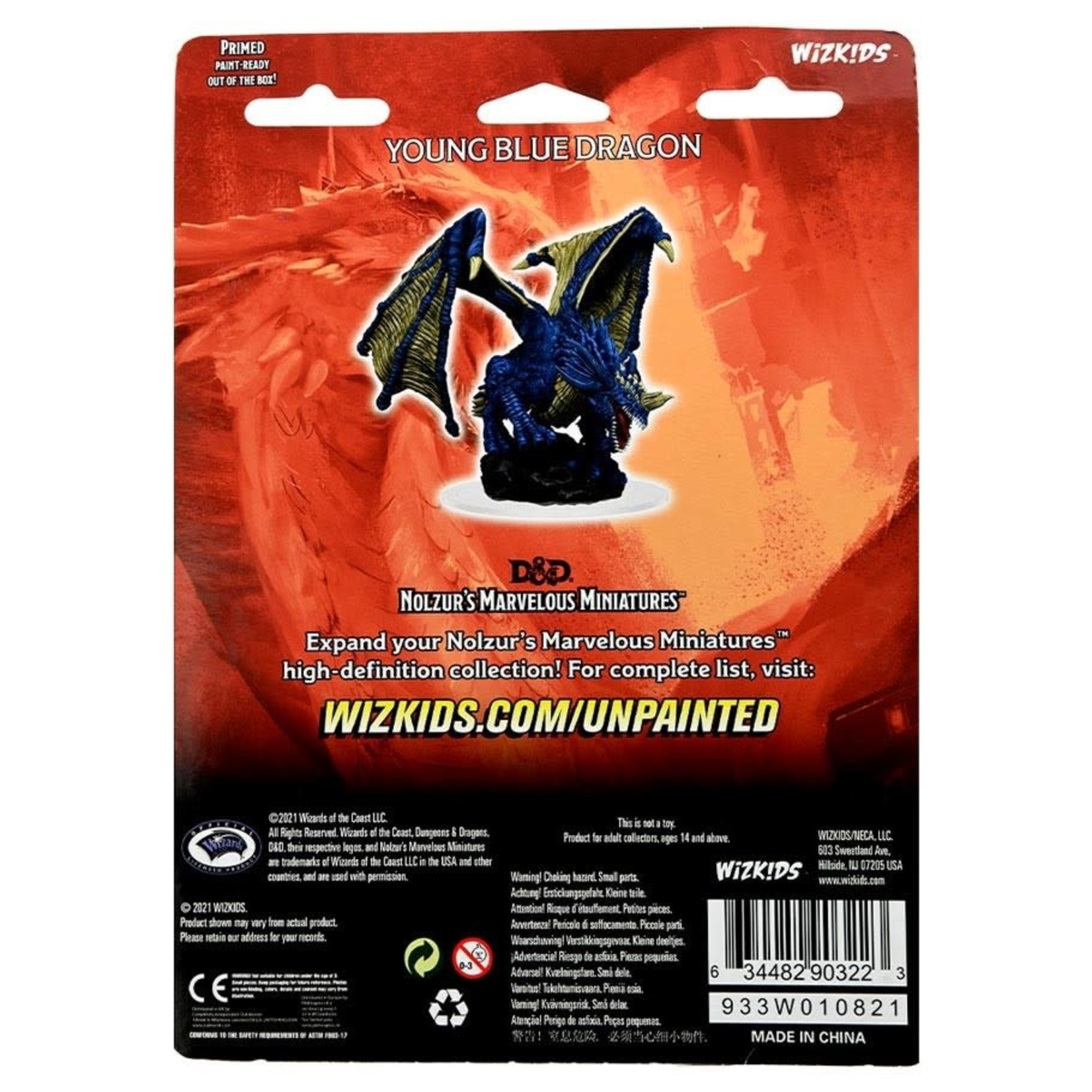 WizKids D&D: Nolzur's Marvelous Miniatures: Young Blue Dragon