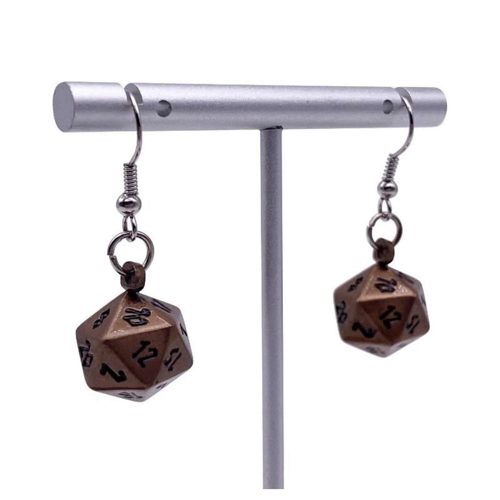 Norse Foundry Ioun Stone Earrings: Gnomish Copper