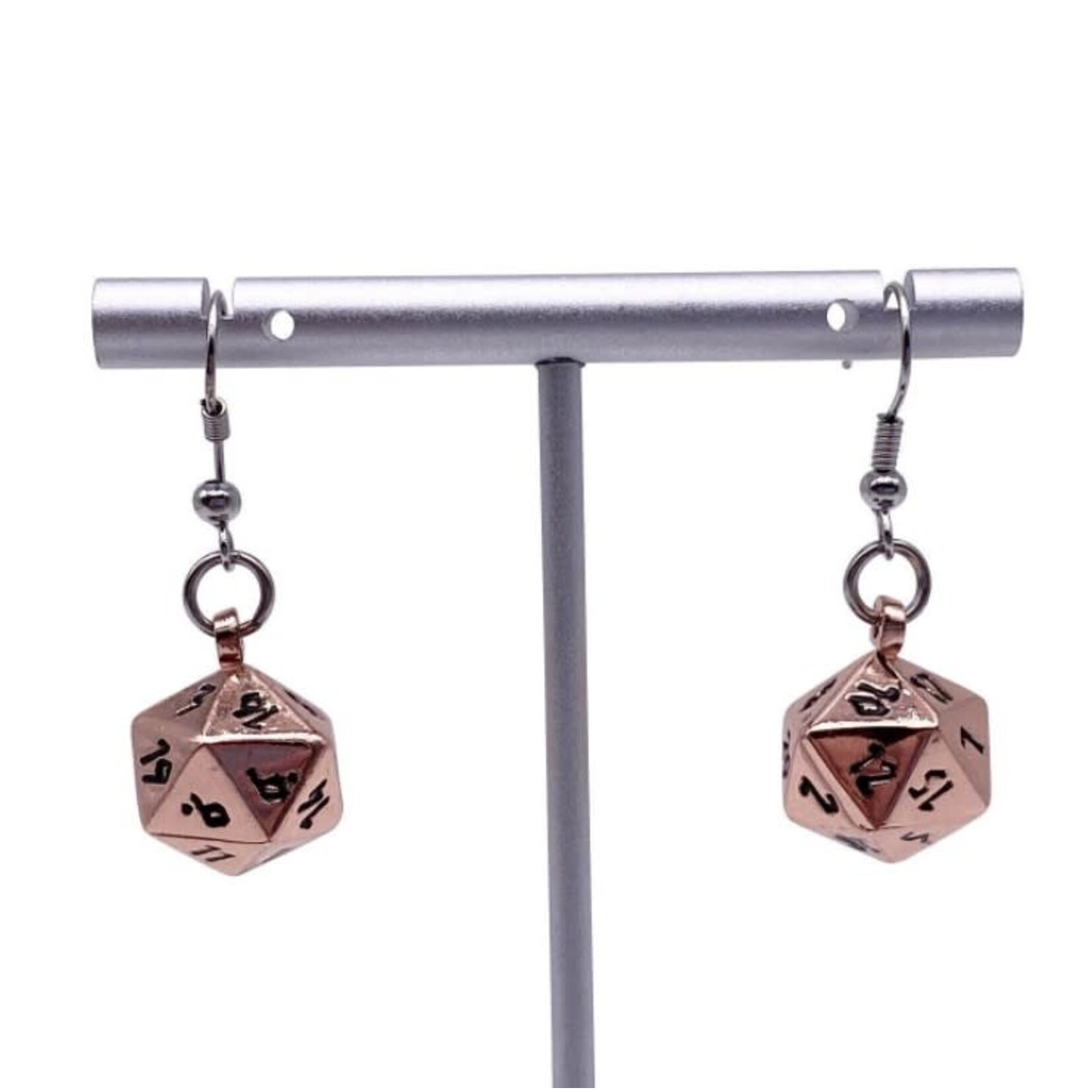 Norse Foundry Ioun Stone Earrings: Copper Still