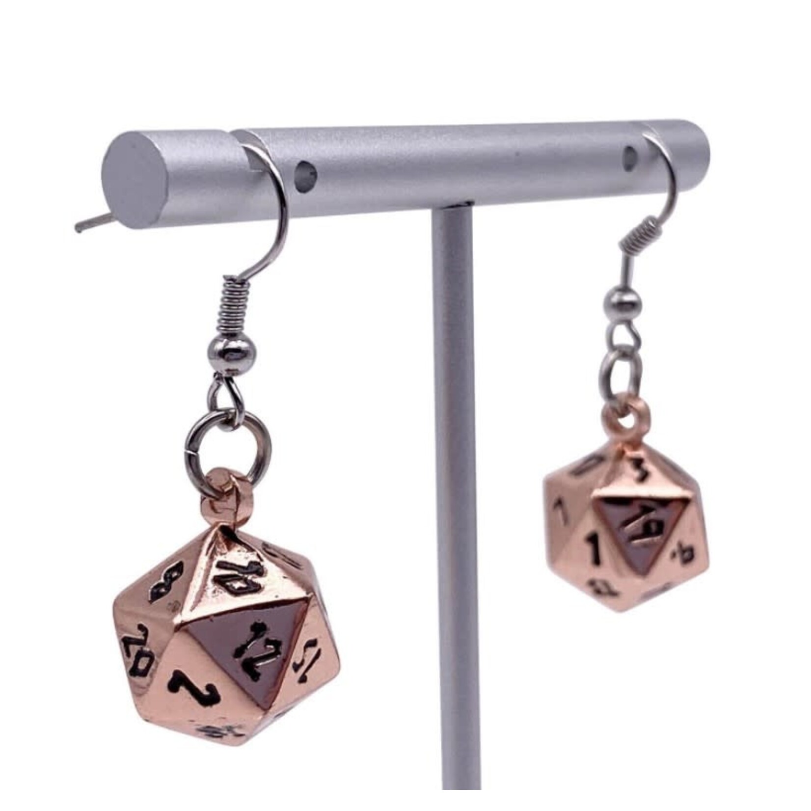 Norse Foundry Ioun Stone Earrings: Copper Still