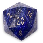 Norse Foundry Boulder 30mm Gemstone Dice - Lapis Lazuli