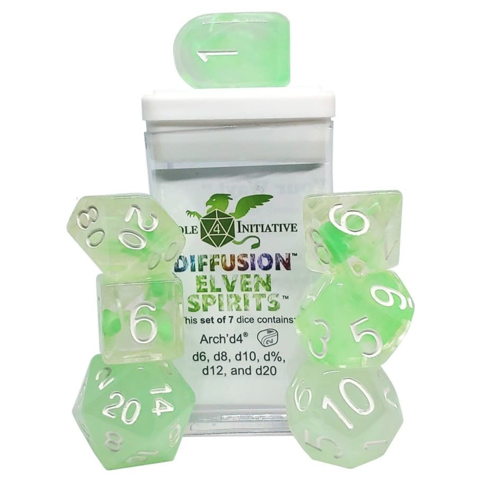 Role 4 Initiative Diffusion Set of 7 with Arch'd4 Elven Spirits