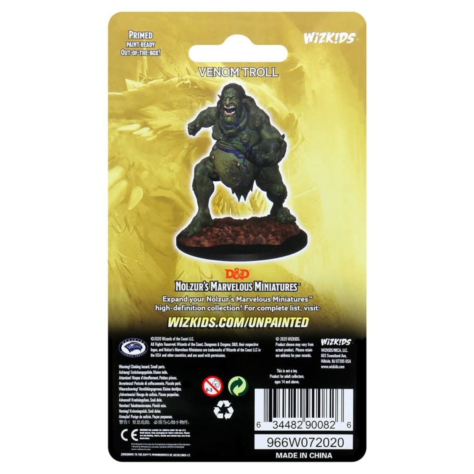 WizKids D&D: Nolzur's Marvelous Miniatures: Venom Troll