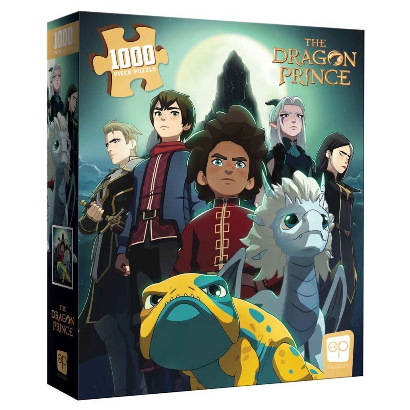 The OP-USAopoly The Dragon Prince: Heroes at the Storm Spire 1000 Piece Puzzle