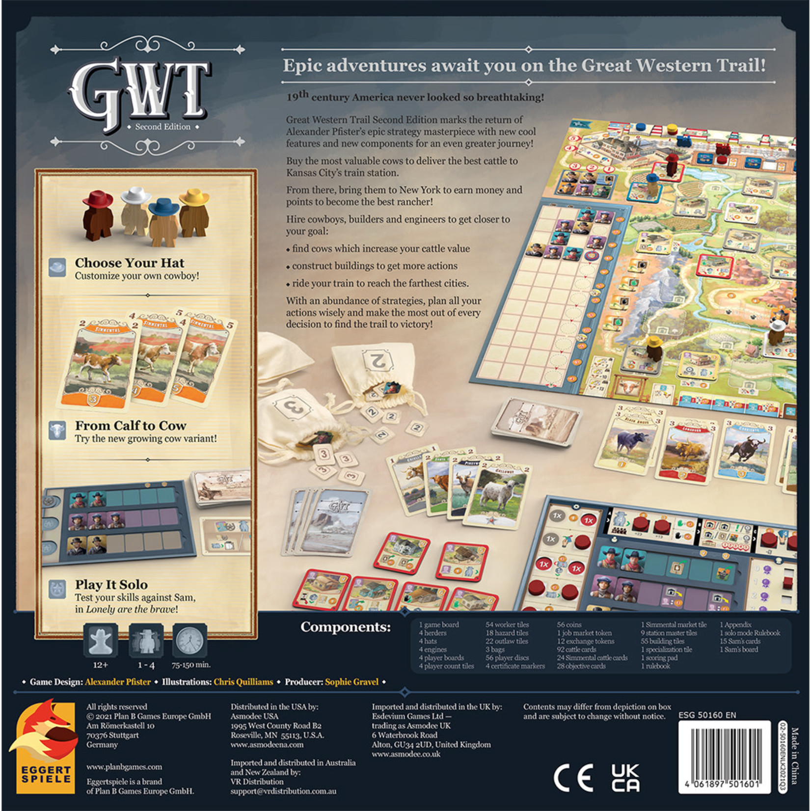 Eggertspiele Great Western Trail 2nd Edition