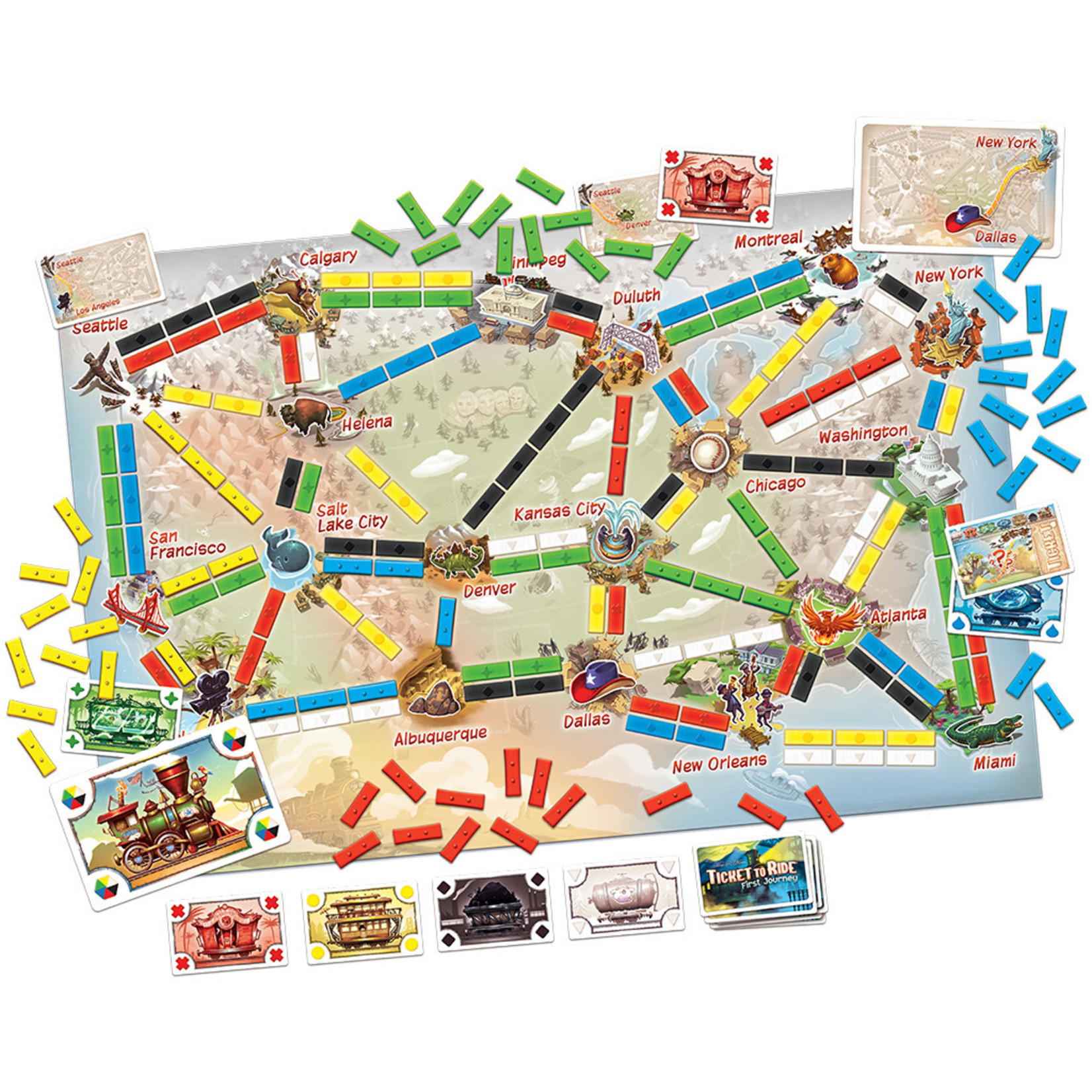 Days of Wonder Ticket to Ride: First Journey