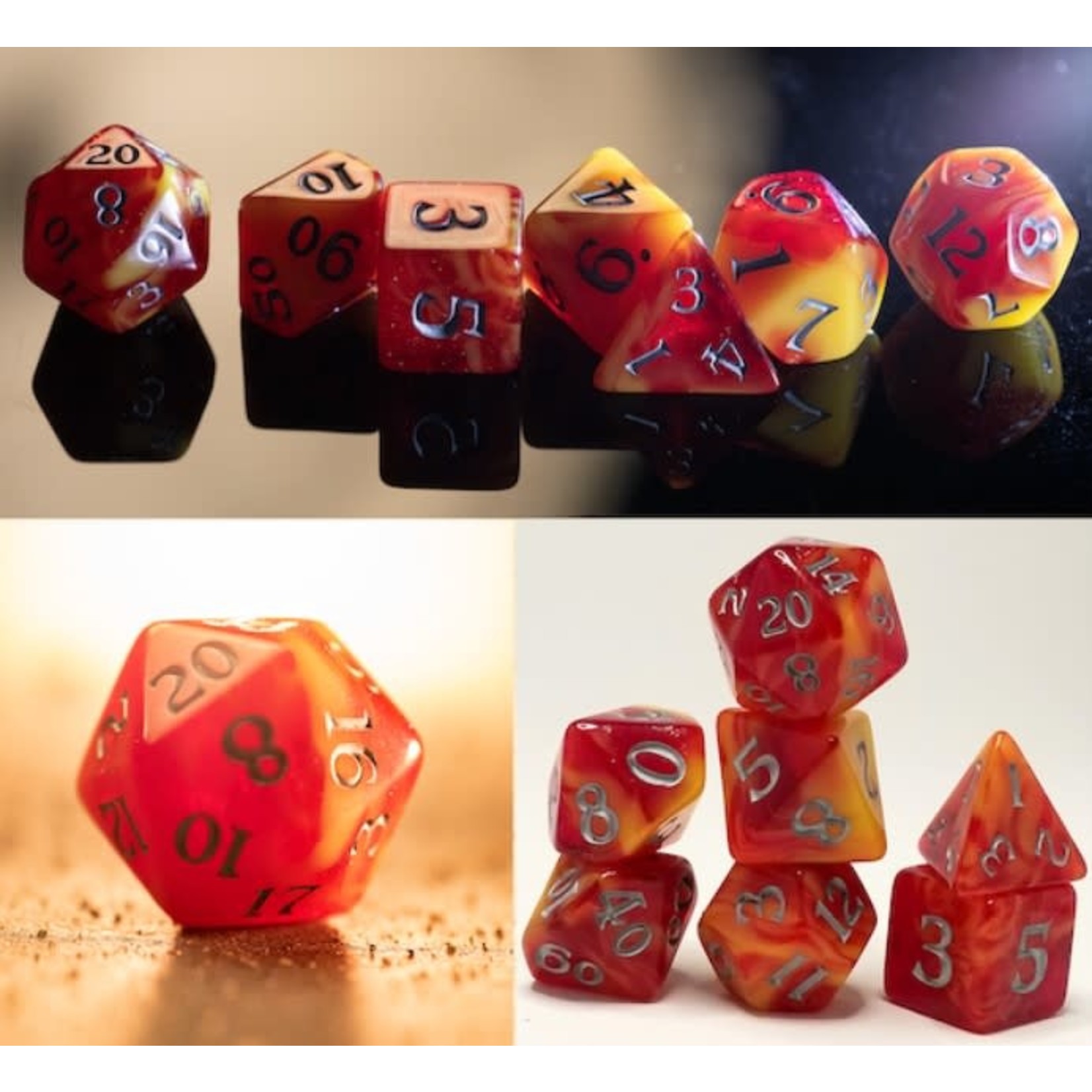 Studio Woe LLC Baron Von Smellybones Scented Dice: Fireball Char