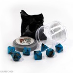 Reaper Miniatures Pizza Dungeon Dice: Blue & Black