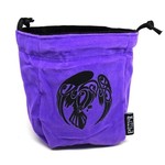 Easy Roller Dice Reversible Microfiber Self-Standing Large Dice Bag: Raven