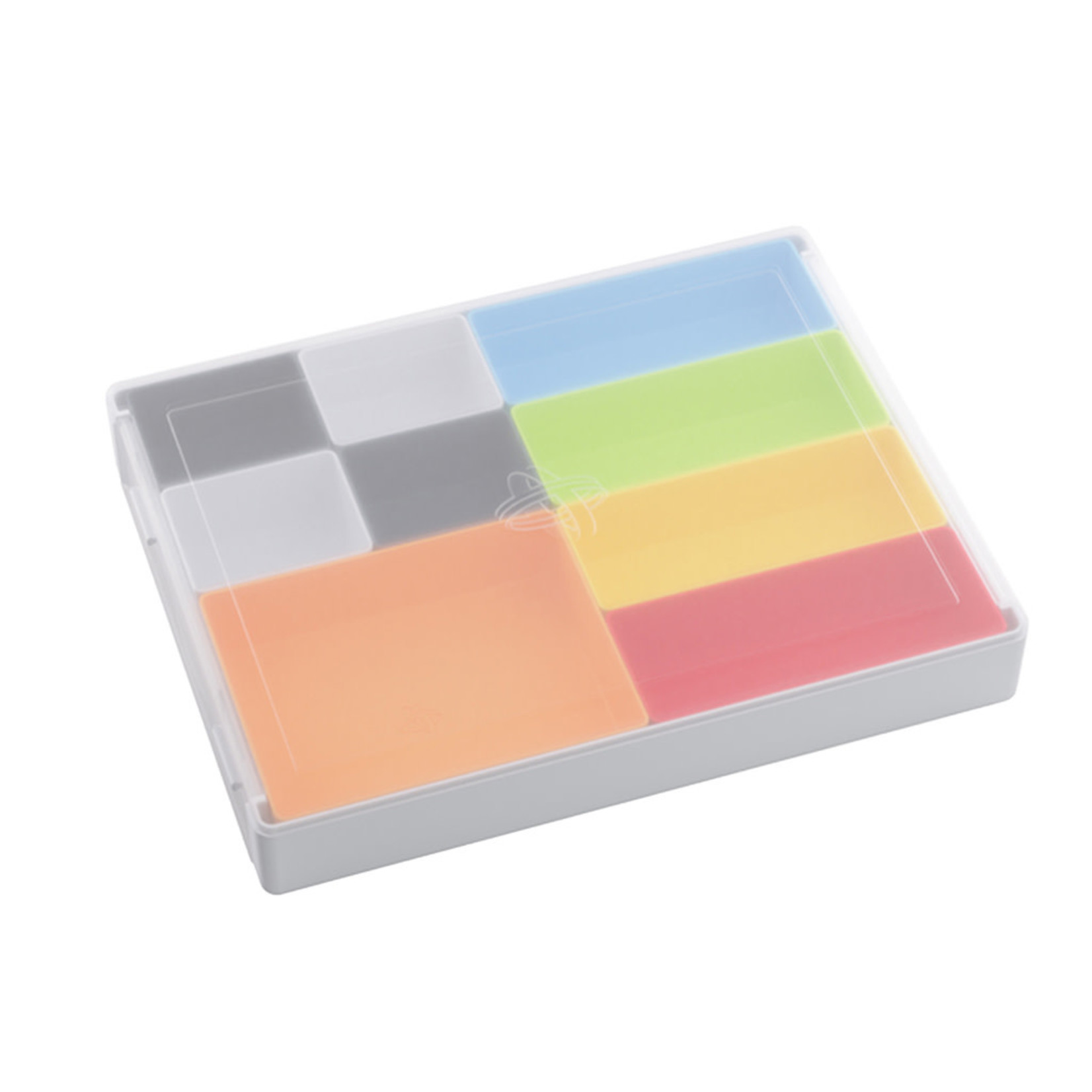 Gamegenic Token Silo: White with Multicolor Inserts