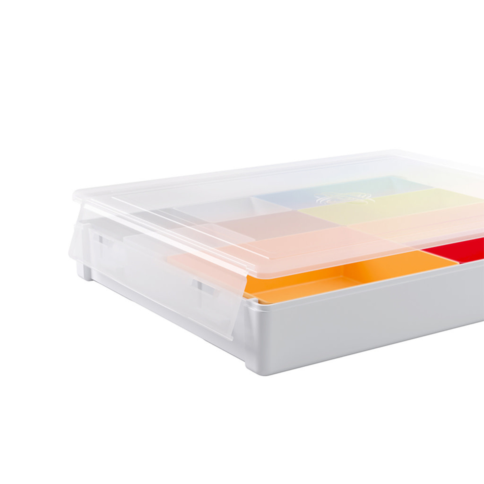Gamegenic Token Silo: White with Multicolor Inserts