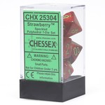 Chessex Speckled Polyhedral 7-Die Set: Strawberry