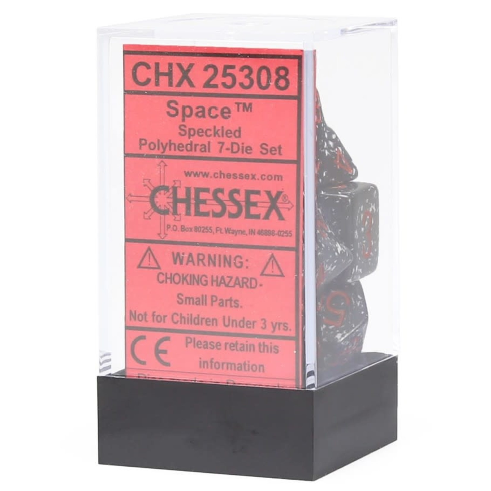 Chessex Speckled Polyhedral 7-Die Set: Space