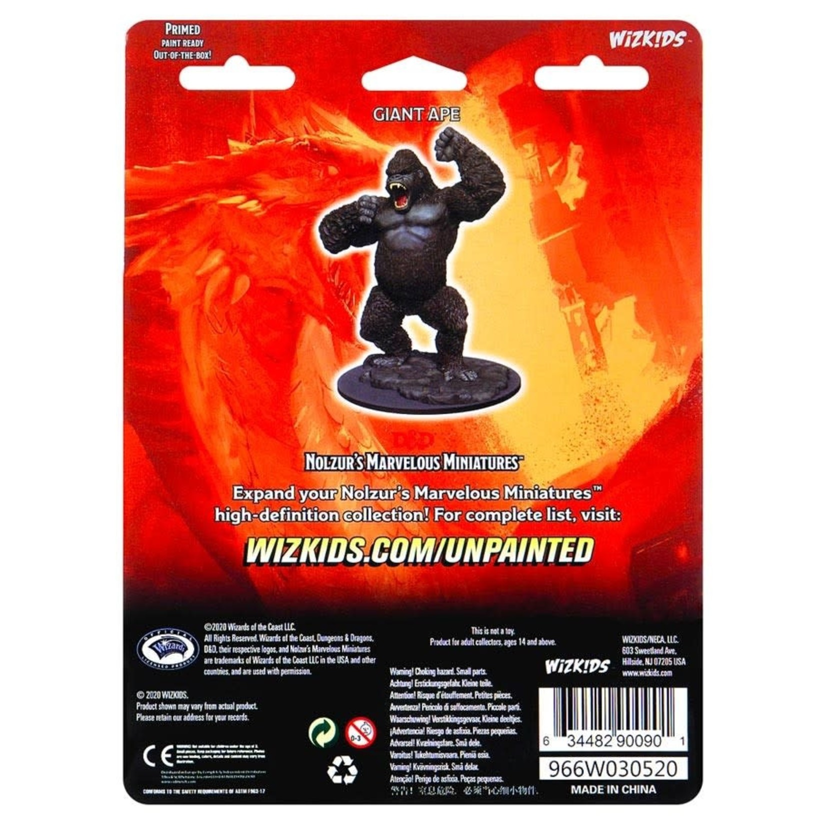 WizKids D&D: Nolzur's Marvelous Miniatures: Giant Ape