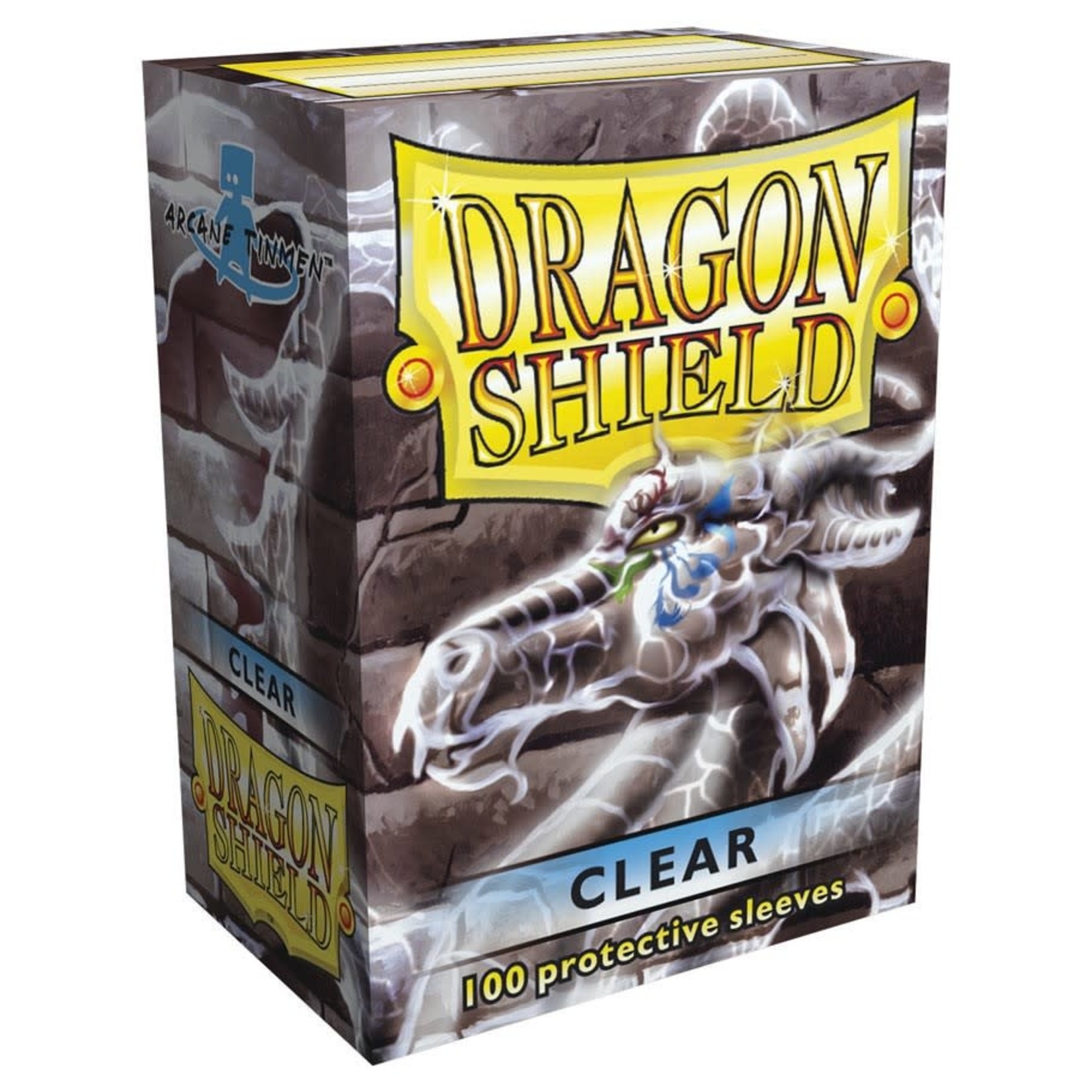 Arcane Tinmen Dragon Shield: 100 Protective Sleeves: Clear
